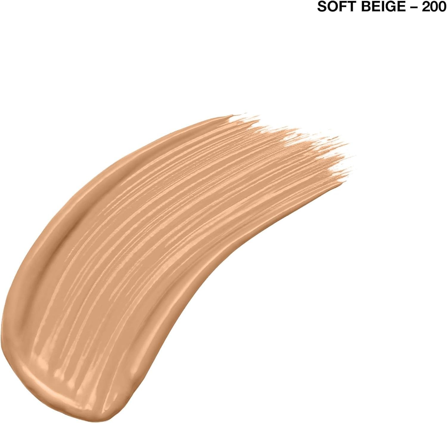 Rimmel London Stay Matte Liquid Mousse - 200 Soft Beige - Foundation, Lightweight, Shine Control, Oil-Free, 1oz