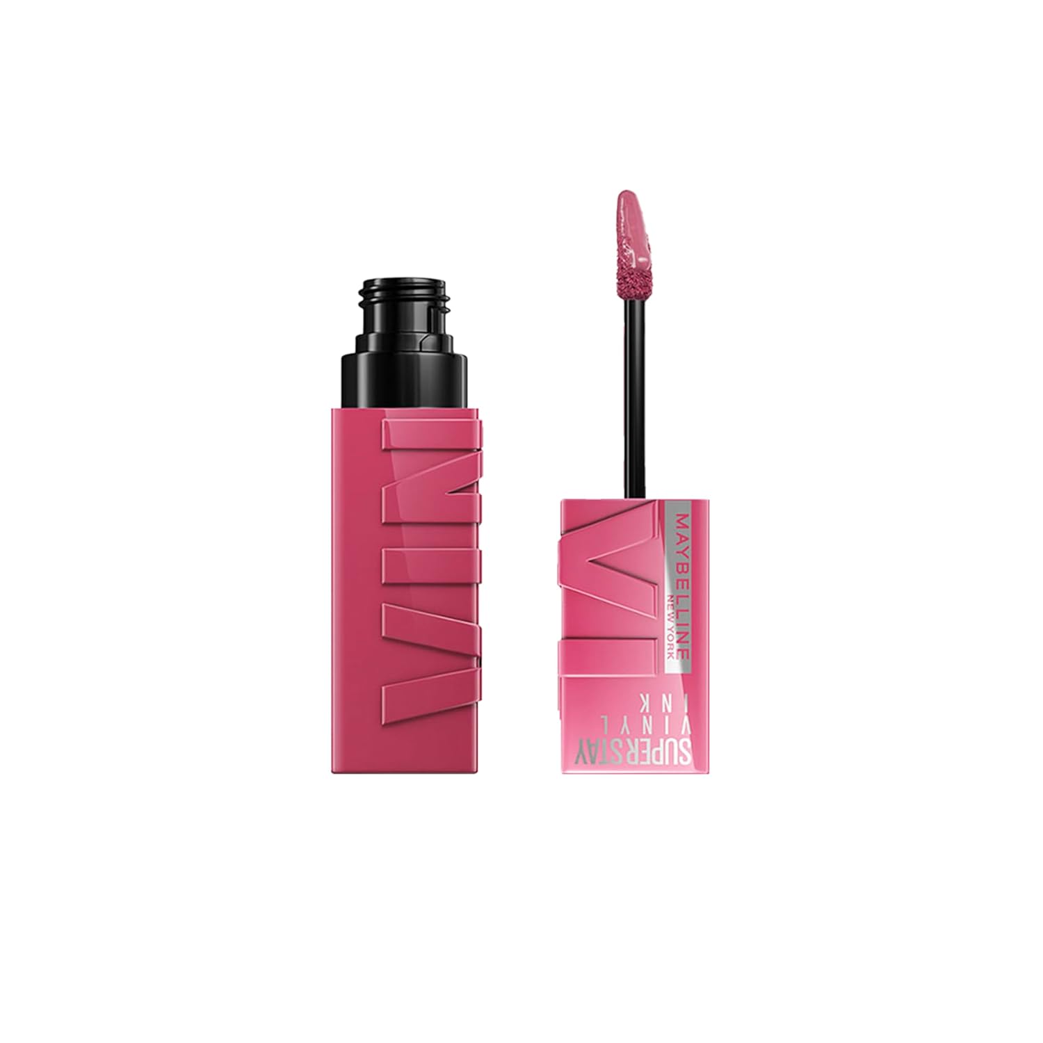 Maybelline Super Stay Vinyl Ink Longwear No-Budge Liquid Lipcolor Makeup, Highly Pigmented Color and Instant Shine, Royal, Deep Wine Red Lipstick, 0.14 fl oz, 1 Count
