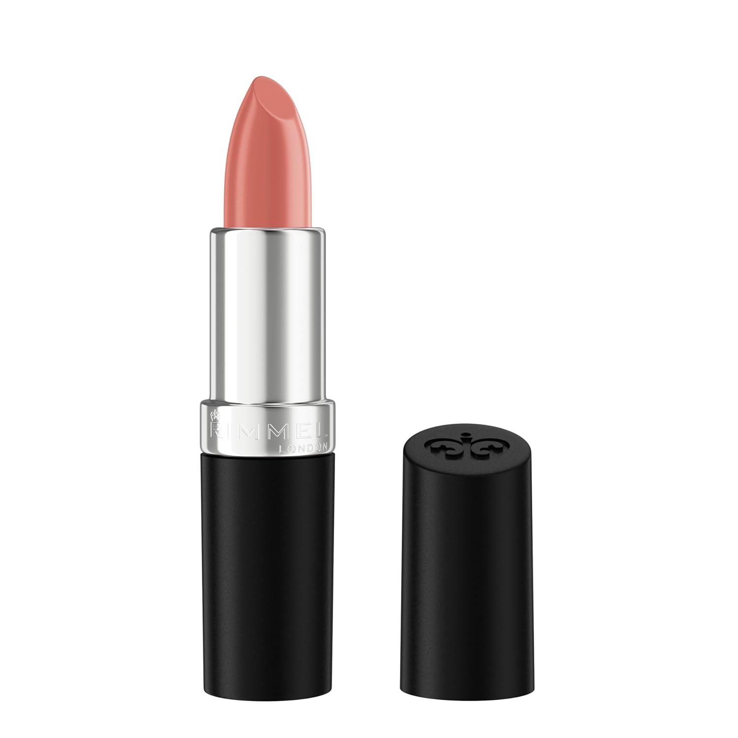 Rimmel Lasting Finish Lipstick | Up to 8 Hours of Intense Lip Color with Color Protect Technology and Exclusive Black Diamond Complex | 0.14 fl oz (Pack of 1) | 002 Candy