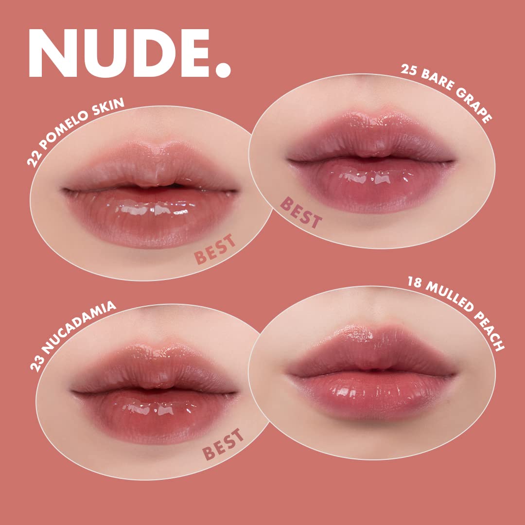 rom&nd Juicy Lasting Tint 25 BARE GRAPE, Vivid color, Glossy Finish, Long-lasting, MLBB, moisturizing, Highly-Pigmented, Clear & Natural Makeup, Lip Tint for Daily Use, K-beauty, 5.5g / 0.2 oz