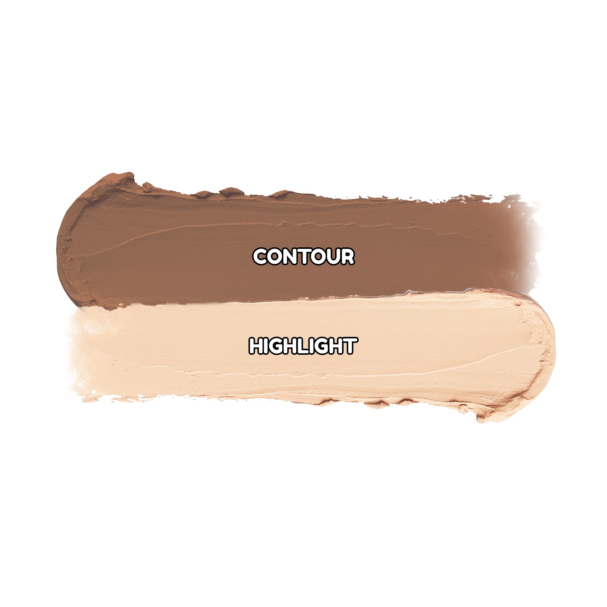 KimChiChic Beauty Effn Sculpt Dual-Ended Highlight & Contour Stick, Creamy & Blendable Formula with Mango Seed Butter, Vitamin E & Sweet Almond Oil, Cruelty-Free, Light