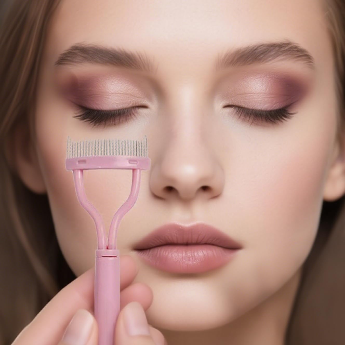 Eyelash Comb Lash Separator Mascara Separator Tool Portable Lash Defining Comb for Makeup Kit