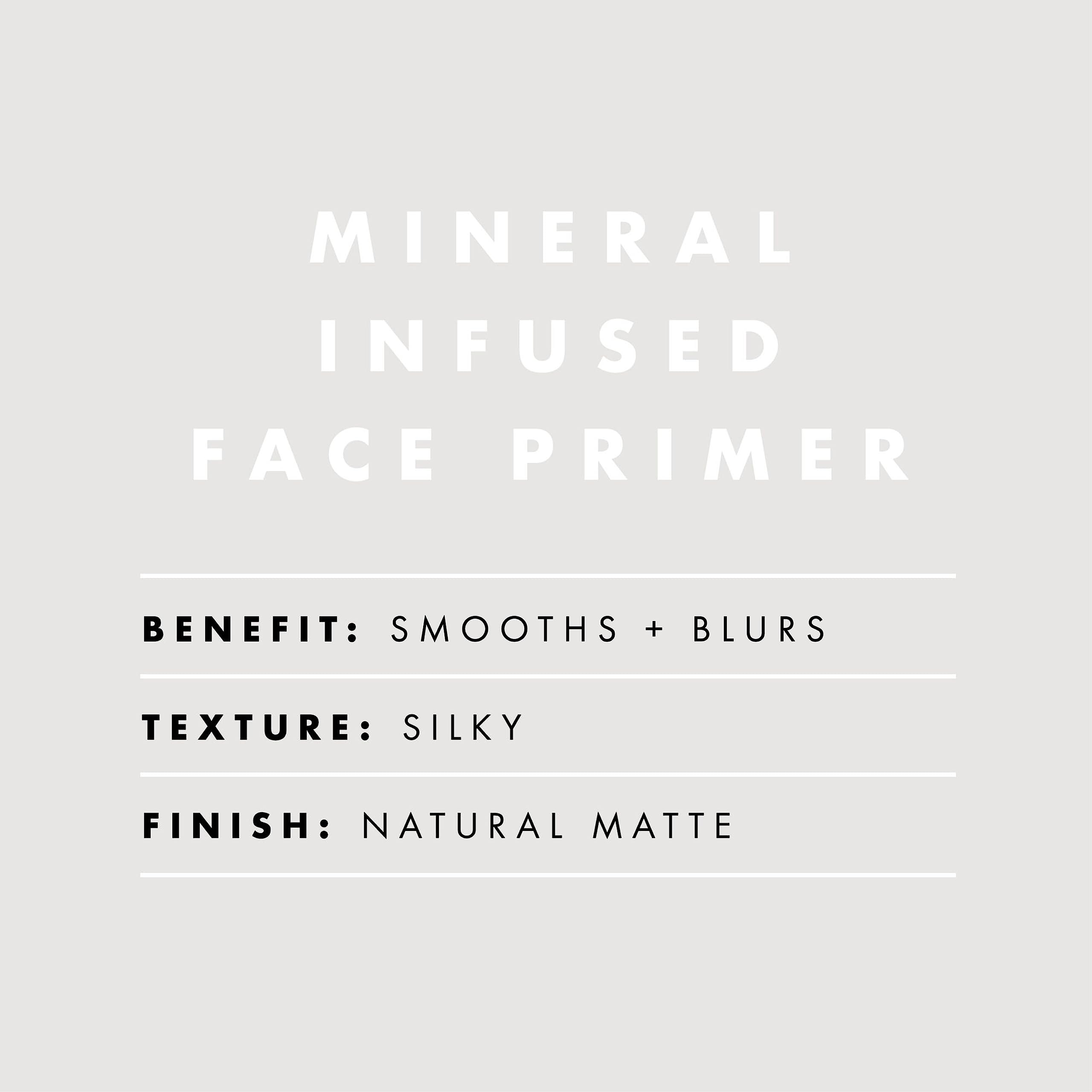 e.l.f. Mineral Infused Face Primer, Primer For A Smooth Foundation Base, Fills In Fine Lines & Refines Complexion, Vegan & Cruelty-free, Small