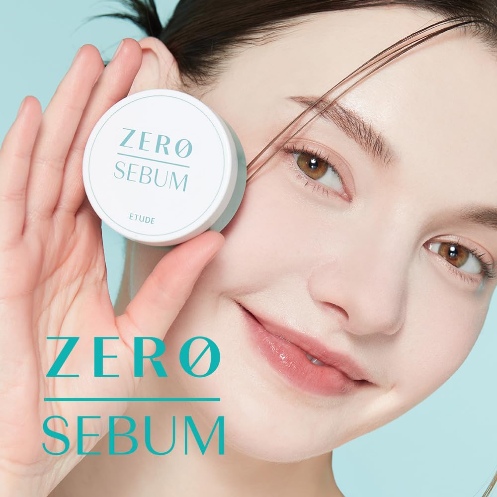 ETUDE Zero Sebum Loose Powder for Face | Lightweight Oil Control No Sebum Loose Face Powder with 80% Mineral | Long Lasting Perfect for Coachella & Festival Essentials