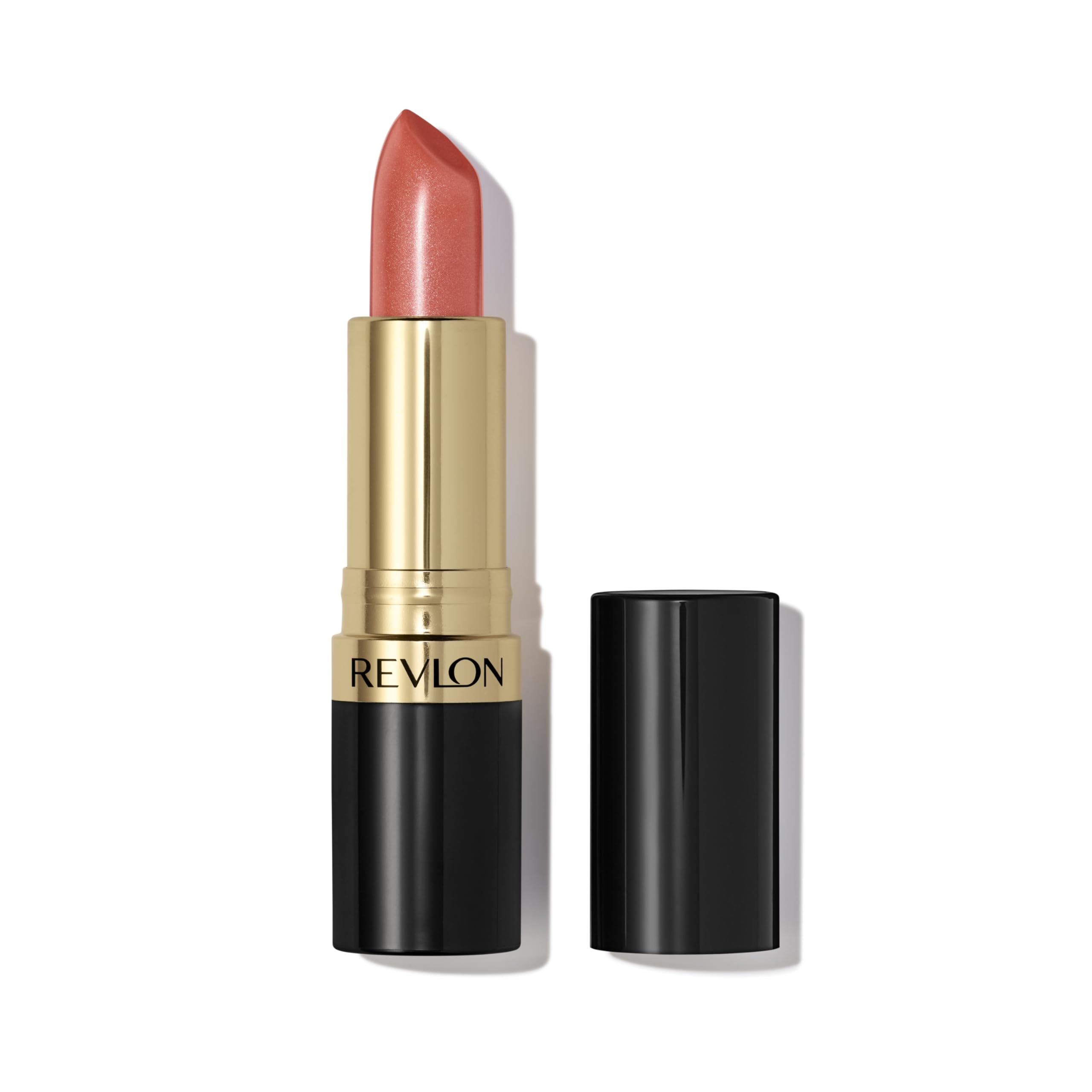 Revlon Super Lustrous Lipstick, Creamy Formula For Soft, Fuller-Looking Lips, Moisturized Feel, 628 Peach Me, 0.15 oz