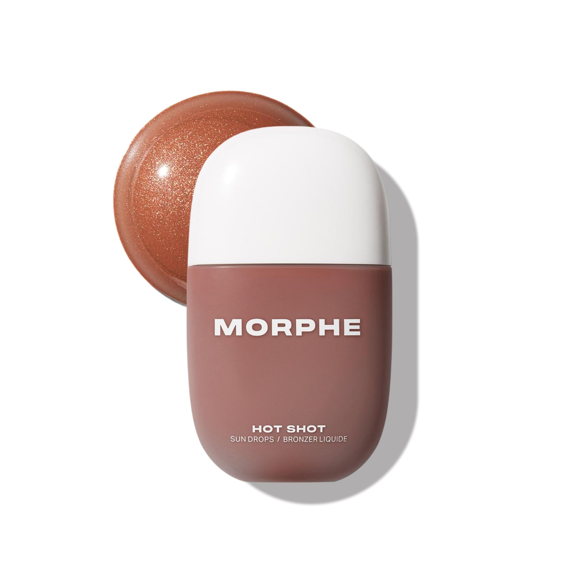 Morphe Hot Shot Sun Bronzing Drops - Waterweight Liquid Bronzer Drops with Niacinamide for Glowing Skin, Hydration & a Natural Radiant Finish - Stuntan (1 Fl Oz)