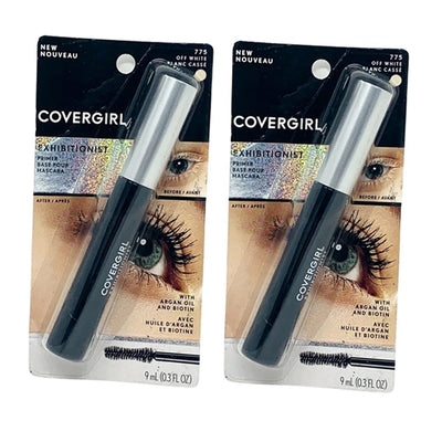 Pack of 2 CoverGirl Exhibitionist Primer Mascara, Off White 775