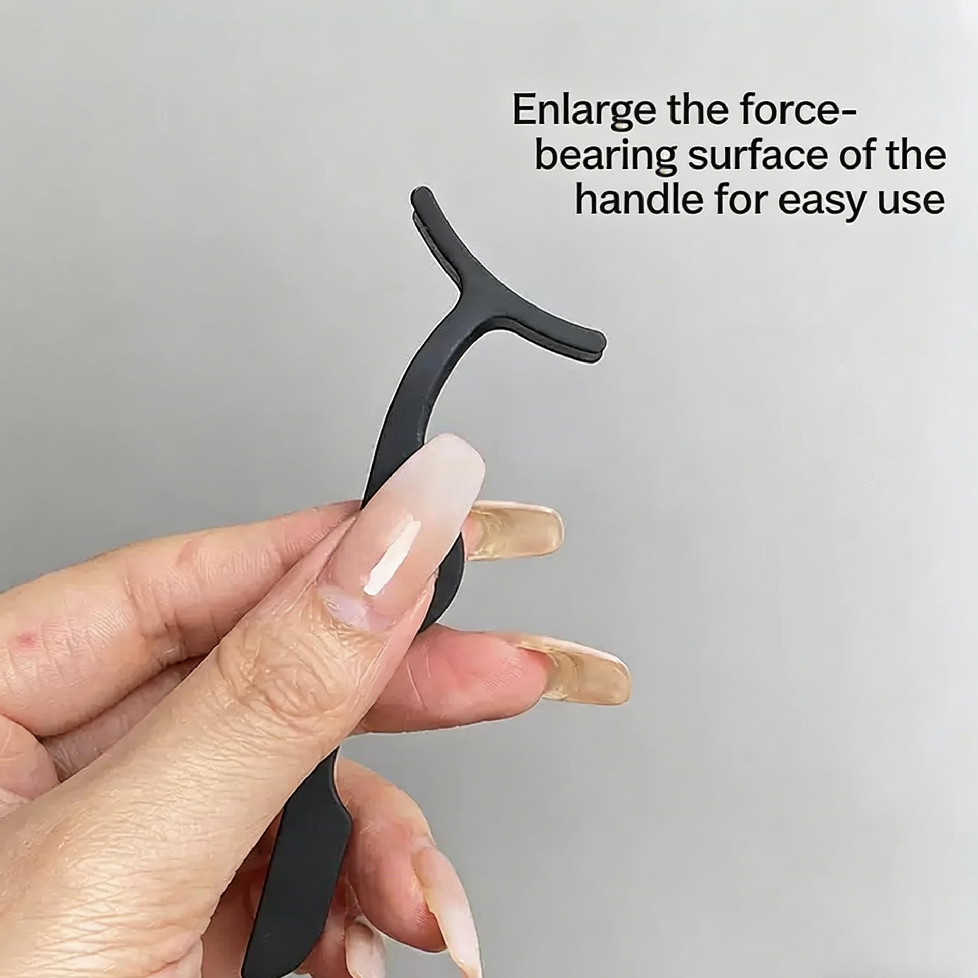 Calyuna Y-Shaped False Eyelash Applicator Tool, Precision Lash Helper for Easy Application, 2 Pack