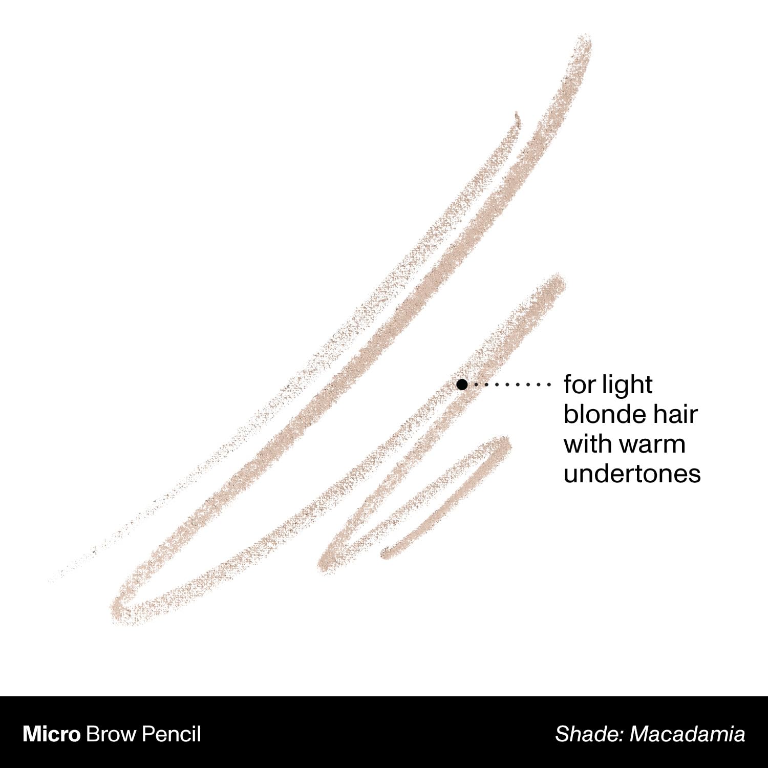 Morphe Micro Dual Eyebrow Pencil - Dual-Ended Brow Pencil Featuring a Retractable, Ultra-Precise, Pointed Tip - Richly Pigmented, Smooth-Gliding, Long-Lasting Wax Formula - Macadamia (0.003 oz)