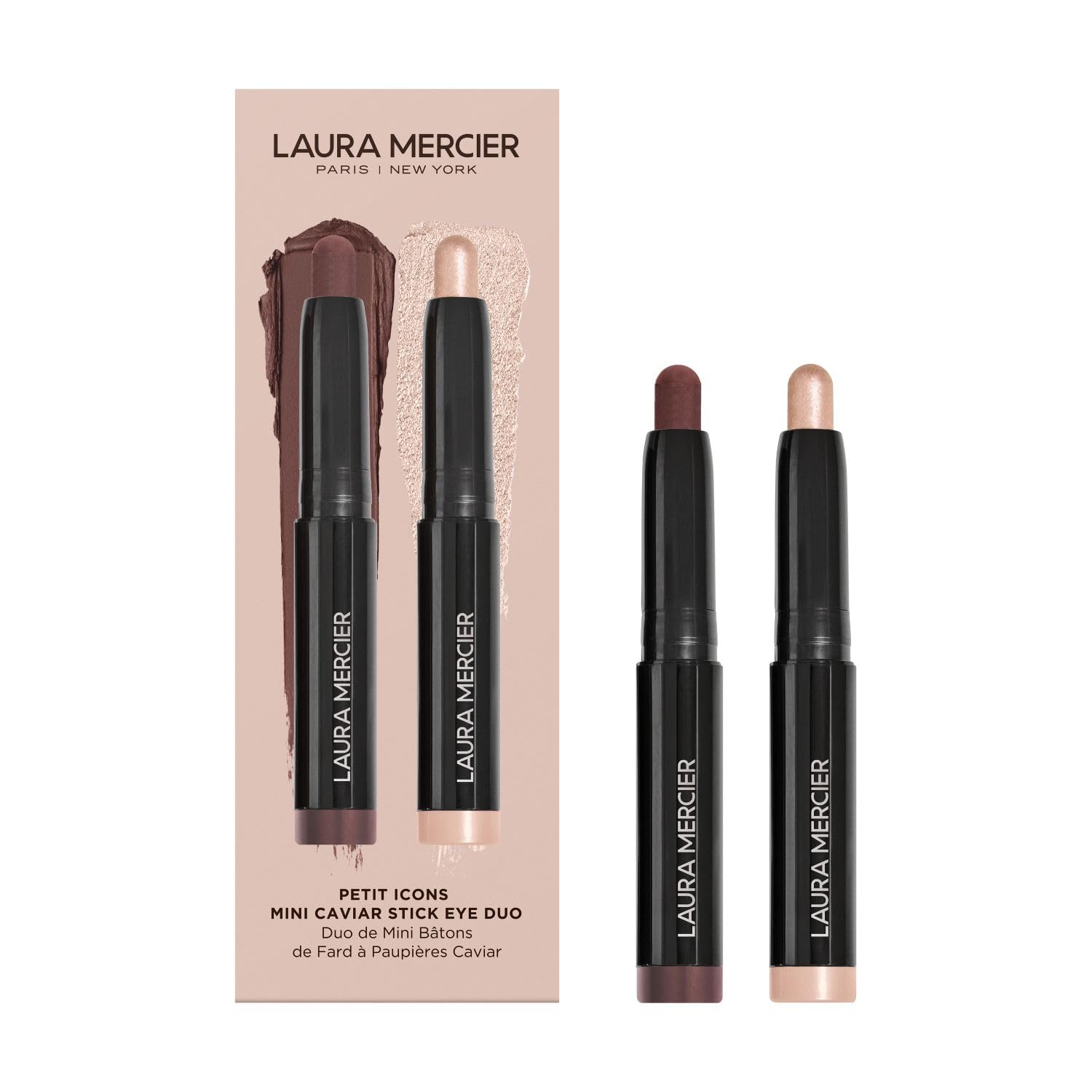 Laura Mercier Caviar Stick Cream Eyeshadow: Shimmer and Matte Finishes, 24HR Wear, Long Lasting, Rich Color, Easily Blendable and Buildable, Waterproof, Hyaluronic Acid Infused