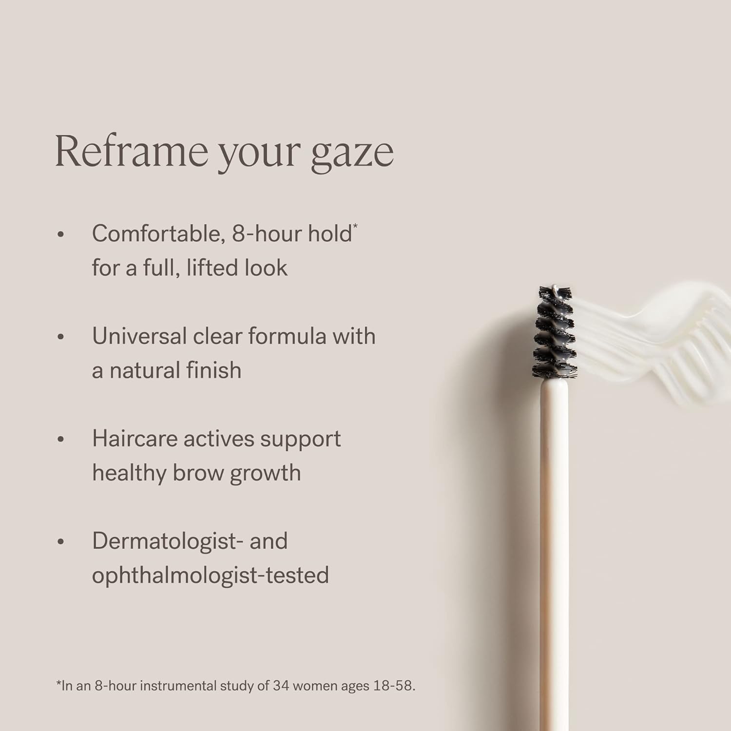 ILIA - In Frame Brow Gel | Lightweight, Long-Lasting, Flake-Resistant Hold | Full, Lifted Look | Non-Toxic, Vegan, Cruelty-Free, Clean Makeup (Universal Clear)