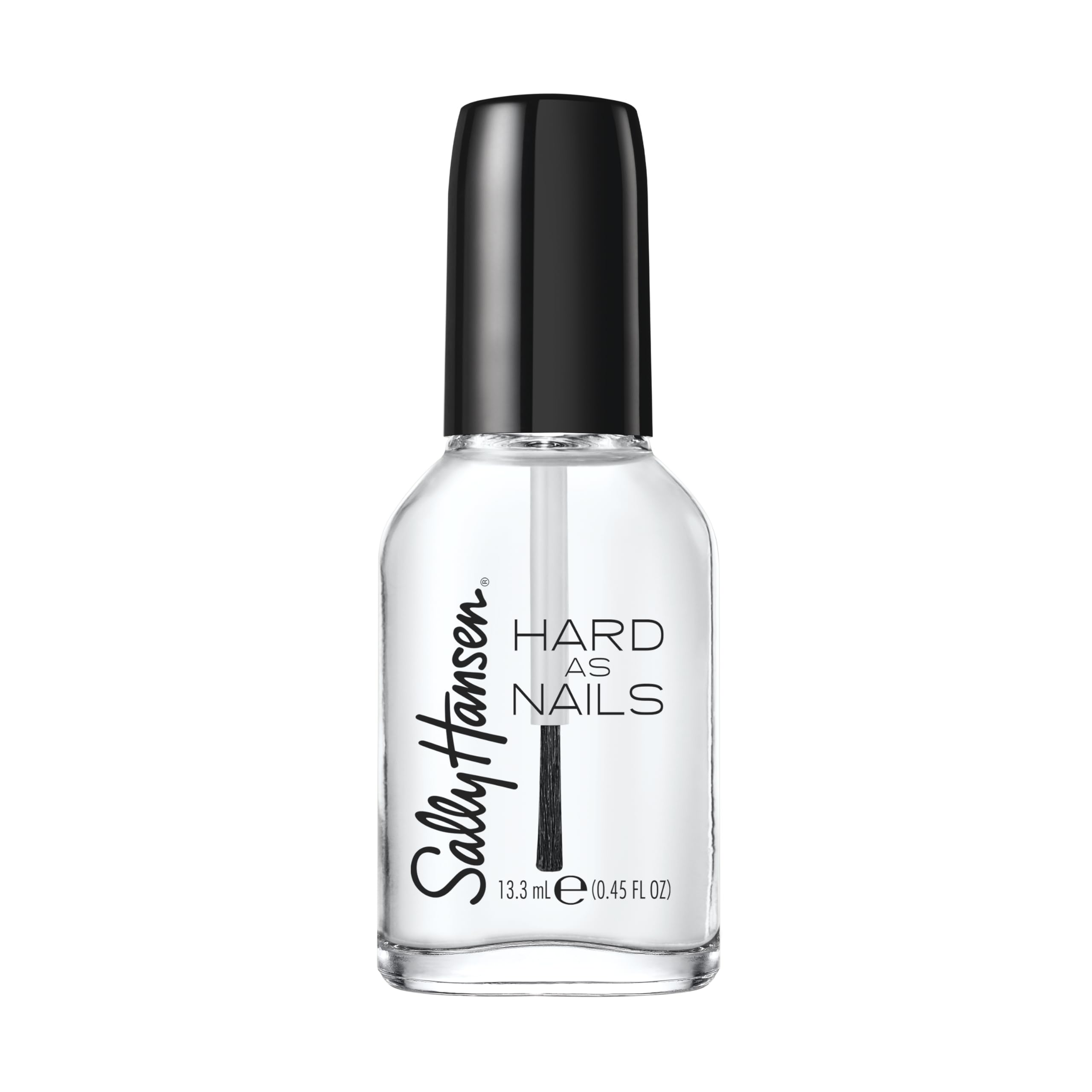 Sally Hansen Hard as Nails Nail Polish, Crystal Clear, 0.45 Fluid Ounce
