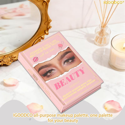 55 colors (Model: IG3130) eye shadow plate glitter matte glitter powder sequins makeup palette stage makeup palette cosmetics