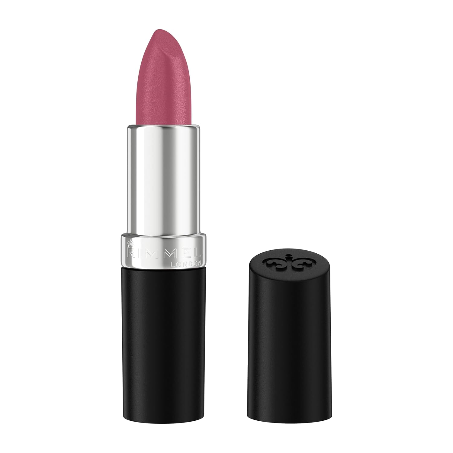 Rimmel Lasting Finish Lipstick | Up to 8 Hours of Intense Lip Color with Color Protect Technology and Exclusive Black Diamond Complex | 0.14 fl oz (Pack of 1) | 002 Candy