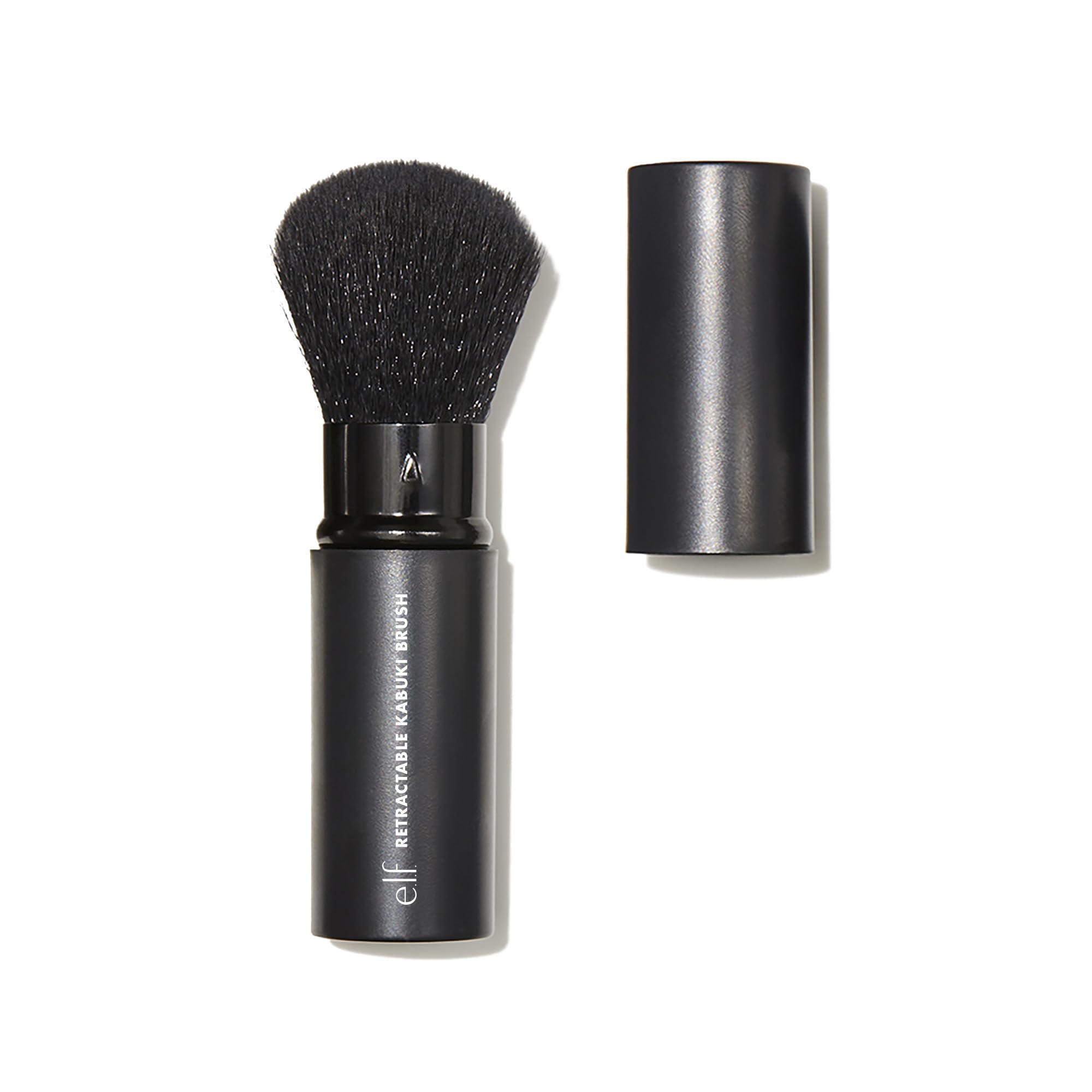 e.l.f. Retractable Kabuki Brush, Synthetic Haired Brush For Precise & Controlled Makeup Application, Vegan & Cruelty-Free