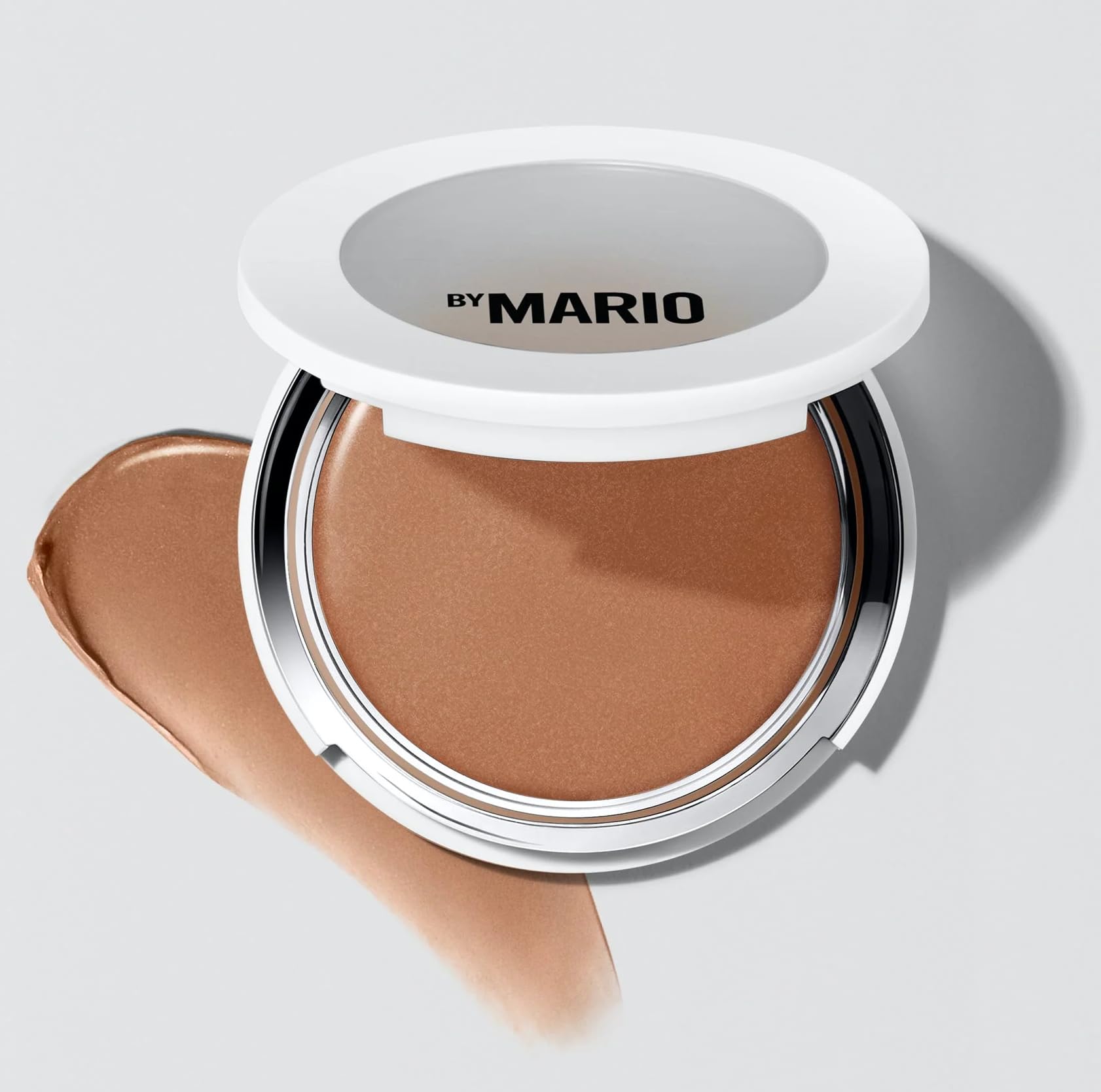 MAKEUP BY MARIO SoftSculpt Transforming Skin Enhancer in Medium Shade 3-in-1 Cream Bronzer Balm, Light to Med Coverage, Dewy Finish, Non-Comedogenic, Weightless Face Sculpting Balm Full Size