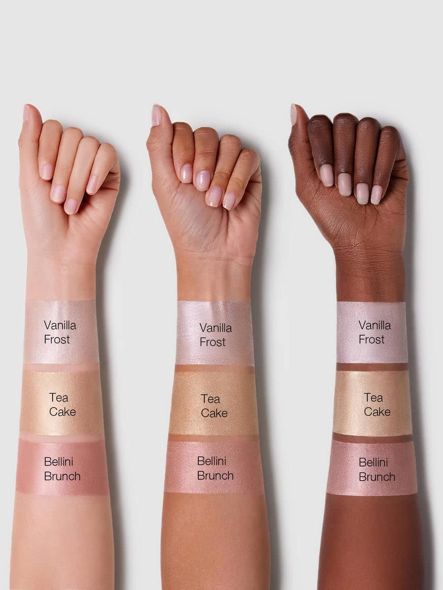 SHEGLAM Glow Bloom Liquid Waterproof Highlighter Long Lasting Cream Highlighter with Shimmer Dewy Finish - Vanilla Frost