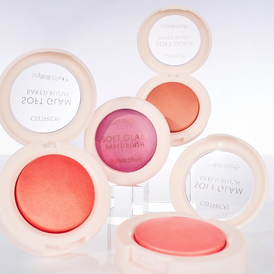 Catrice Soft Glam Baked Blush | Luminous, Lightweight Powder for Buildable Color | Vegan & Cruelty Free (040 | Midnight Berry)