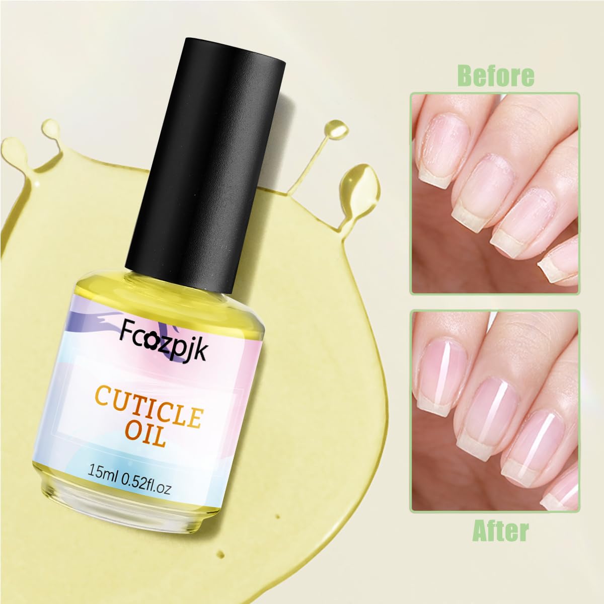Fcozpjk Nail Dehydrator and Nail Primer with Cuticle Oil Set, Air Dry Bonding Primer for Acrylic Nails No Lift, Acid-free Prep Dehydrator, Natural Cuticle Oil for Nails, Manicure Accessories