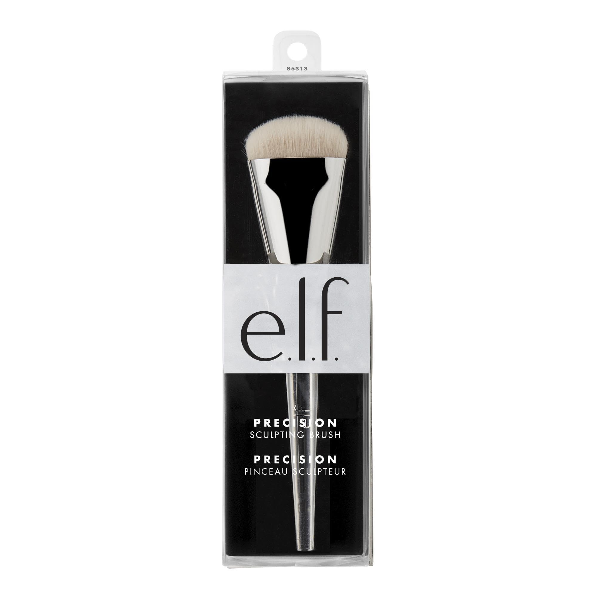 e.l.f. Precision Sculpting Brush, Makeup Brush For Easily Contouring & Sculpting Your Face, Made With Synthetic Bristles, Vegan & Cruelty-Free