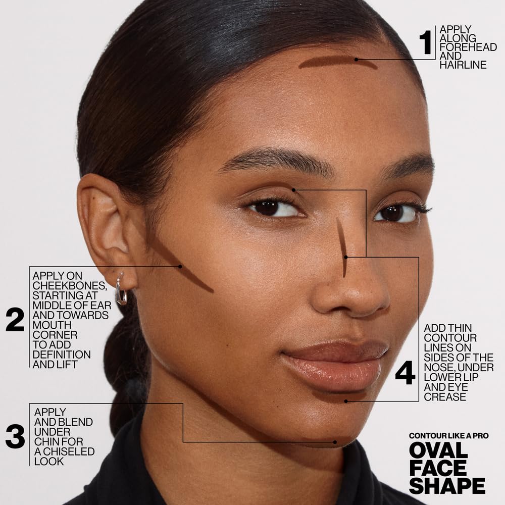 Smashbox Precision Contour Stick | Blendable, Slim Contour Stick for All-Over Face Contouring + Sculpting Including Eyes, Lips, Nose & Cheek, Light, 0.5 Ounce
