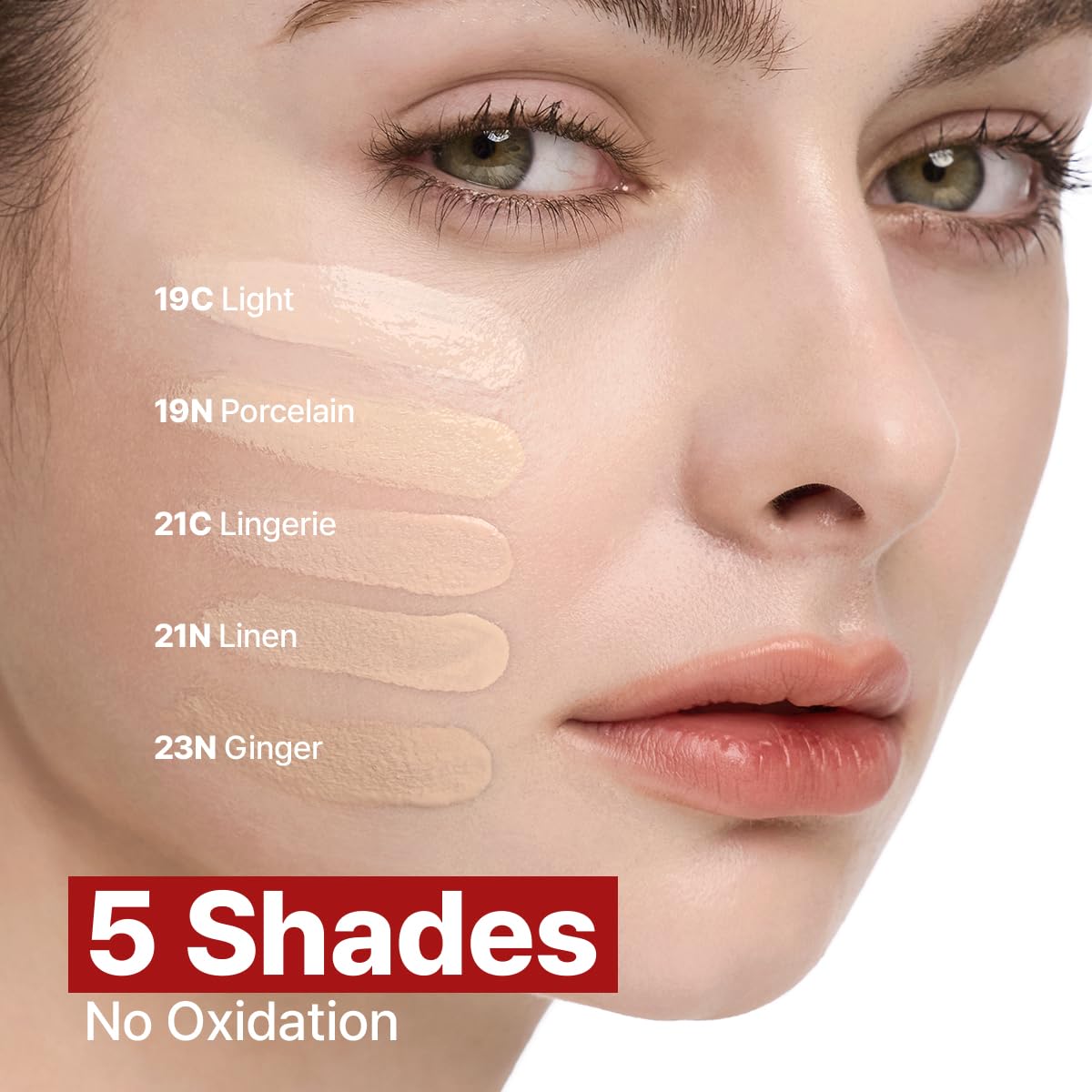 CLIO Kill Cover Founwear Cushion Foundation, Flawless Full Coverage with Matte Finish, Covering Pigmentation and Blemish, Long-Lasting, Creamy Lightweight Texture, Korean Cushion (21N LINEN)