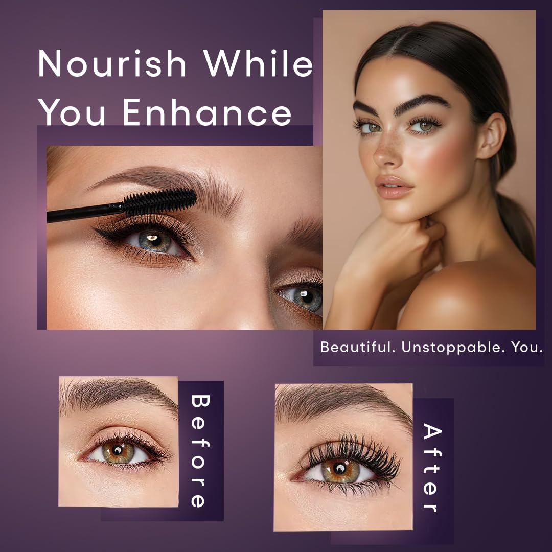 Prosa Mascara Set - Volume & Micro-Fiber - Waterproof Mascaras - Lengthening, Mexican Mascara, Smudge Resistant, Long Lasting, Clump-Free Formula for a Natural, Full Lash Look (3 Pack)