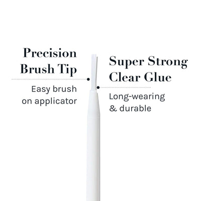 AOA Studio Eyelash Lash Glue Enhancers 4pcs Strip Lash Adhesive Strong Hold Water Proof Formula No Irritation Latex Free Long Lasing Quick Dry Eyelash Adhesive 0.17oz Each (4 Pack) (Clear)
