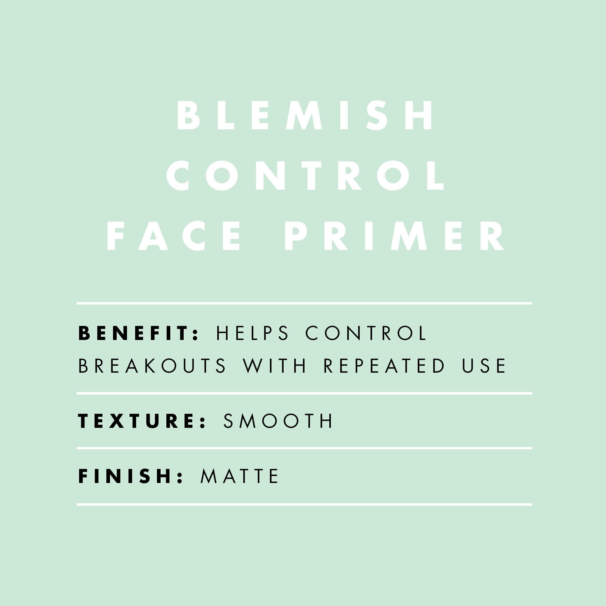 e.l.f. Blemish Control Face Primer, Soothing & Hydrating Makeup Primer For Fighting Blemishes, Grips Makeup To Last, Vegan & Cruelty-free, Small