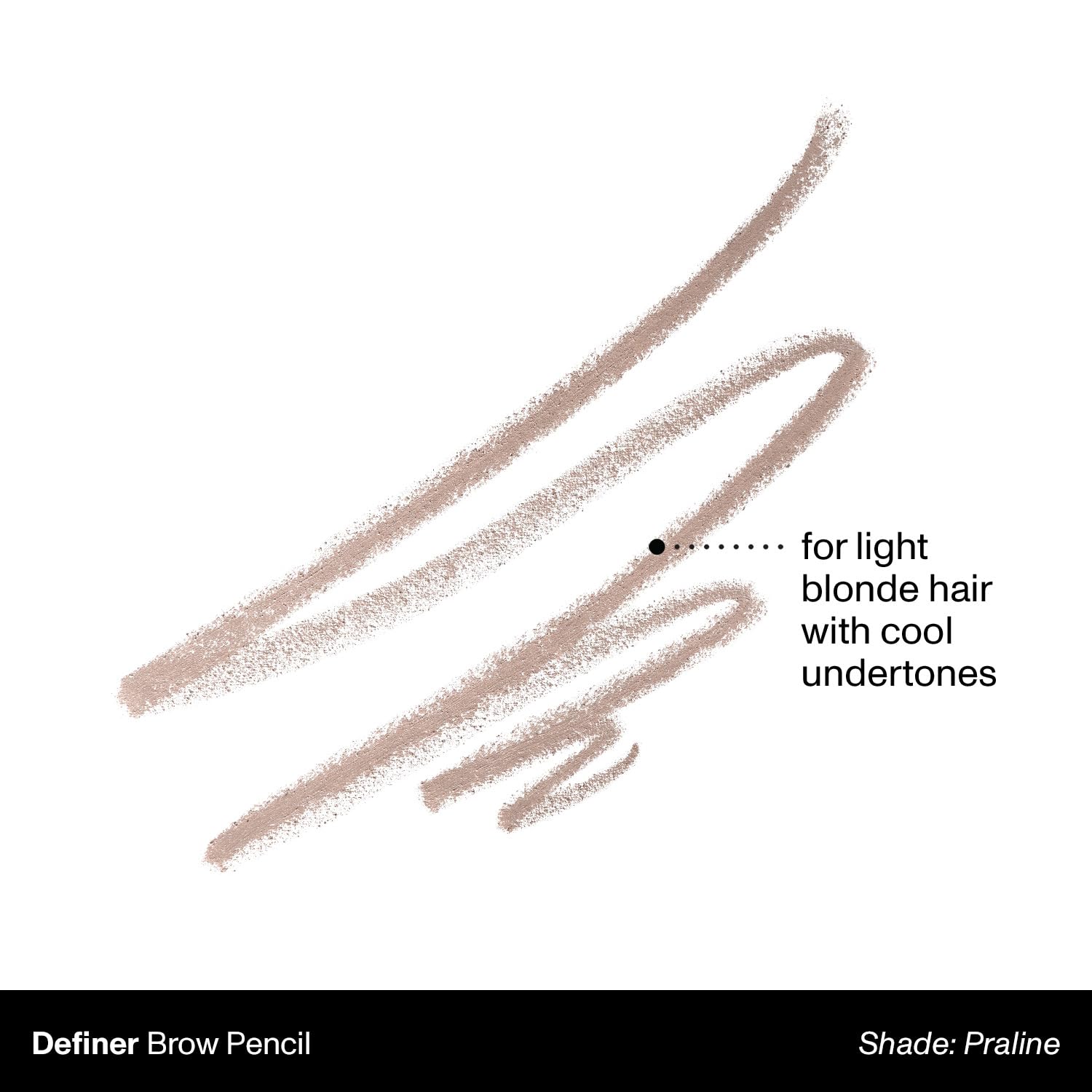 Morphe Definer Dual-Ended Brow Pencil & Spoolie - Eyebrow Pencil with Precision Slanted Tip for Shaping, Defining & Filling - Smooth, No-Tug Formula - Praline (0.003 oz)