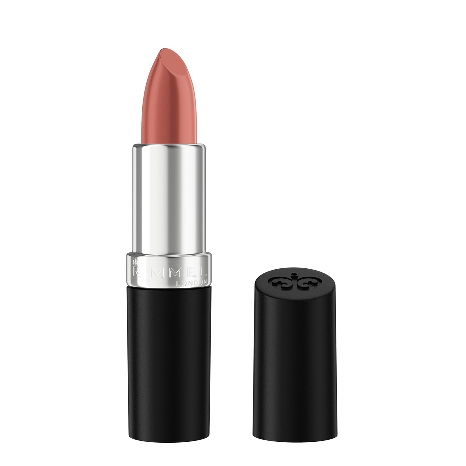 Rimmel Lasting Finish Lipstick | Up to 8 Hours of Intense Lip Color with Color Protect Technology and Exclusive Black Diamond Complex | 0.14 fl oz (Pack of 1) | 002 Candy