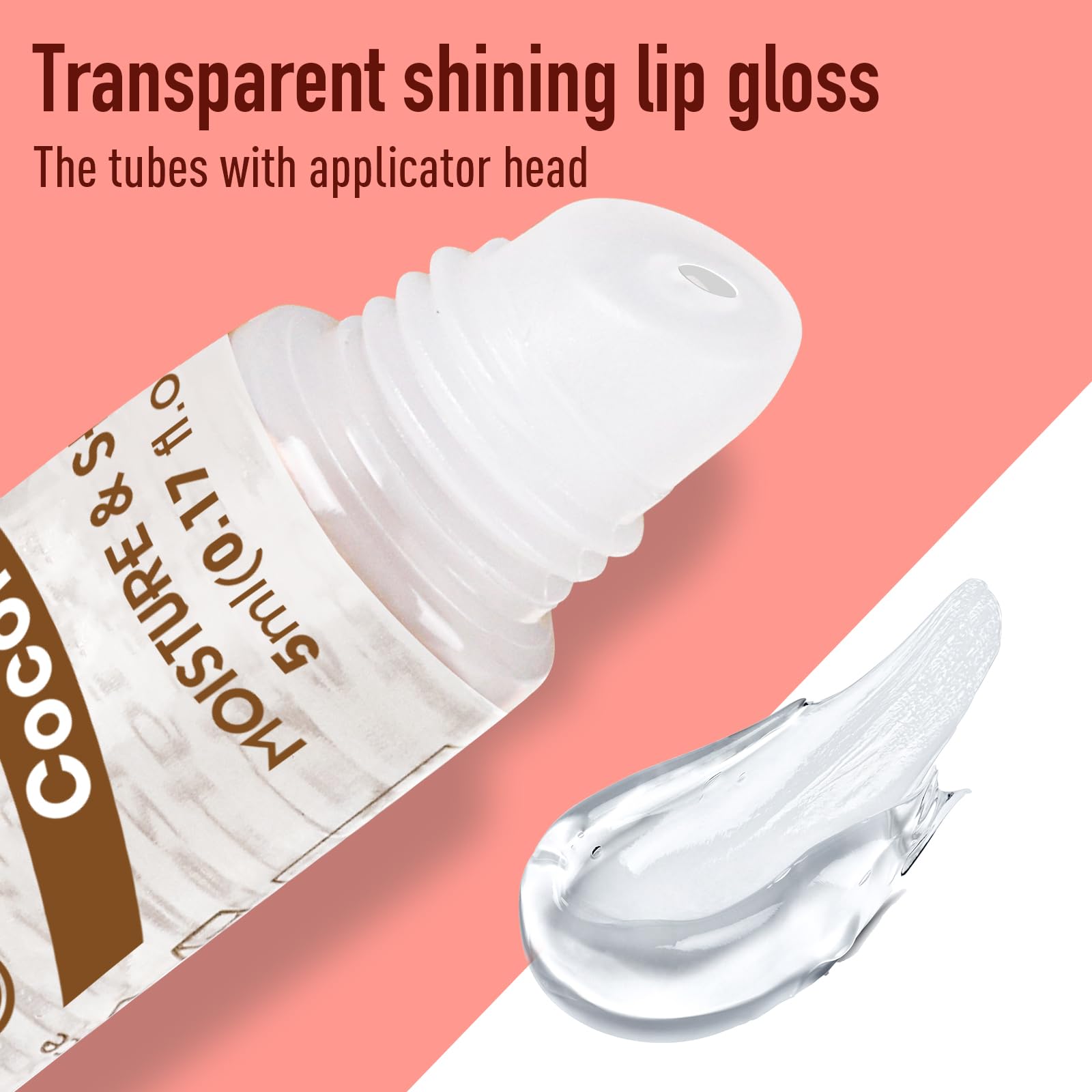 AZEN 24 Pack Lip Gloss Set, Clear Lip Gloss Bulk, Lip Oil for Dry Cracked Lips Moisturizing Hydrating Nourishing with Vitamin E, Mothers Day Gifts for Women