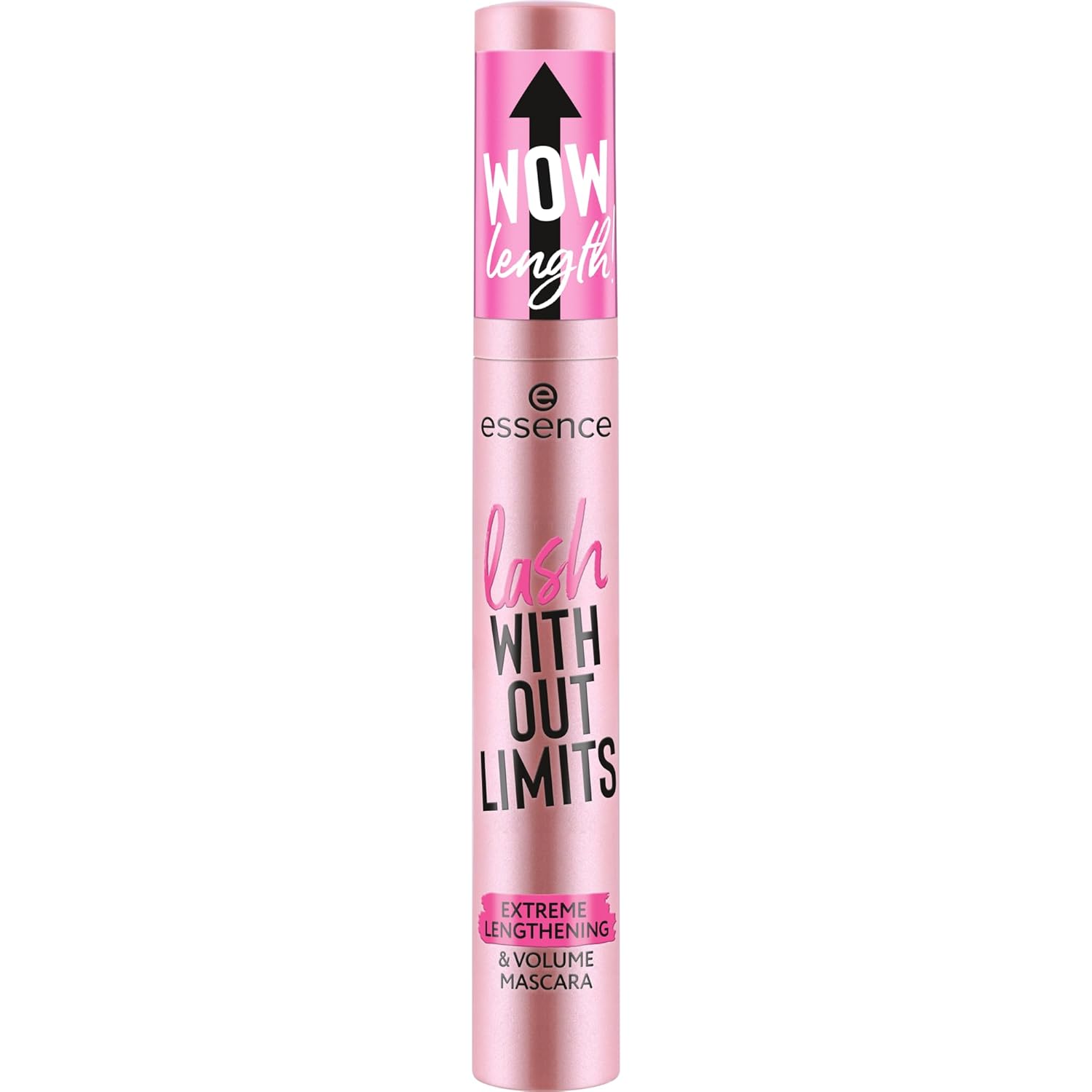 essence | Lash Without Limits Extreme Lengthening & Volume Mascara (01 | Extra Black) | Volumizing & Lengthening | Vegan, Cruelty Free & Paraben Free