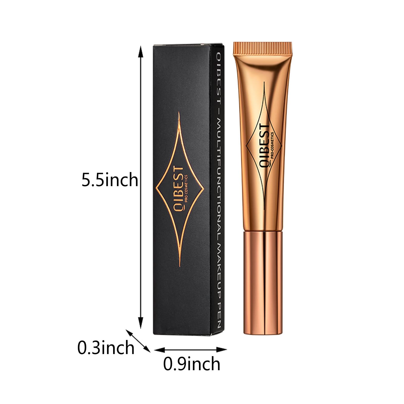 4PCS Contour Stick With Cushion Applicator,Liquid Wand,Cream Smooth,Bronzer Stick Lightweight for Face