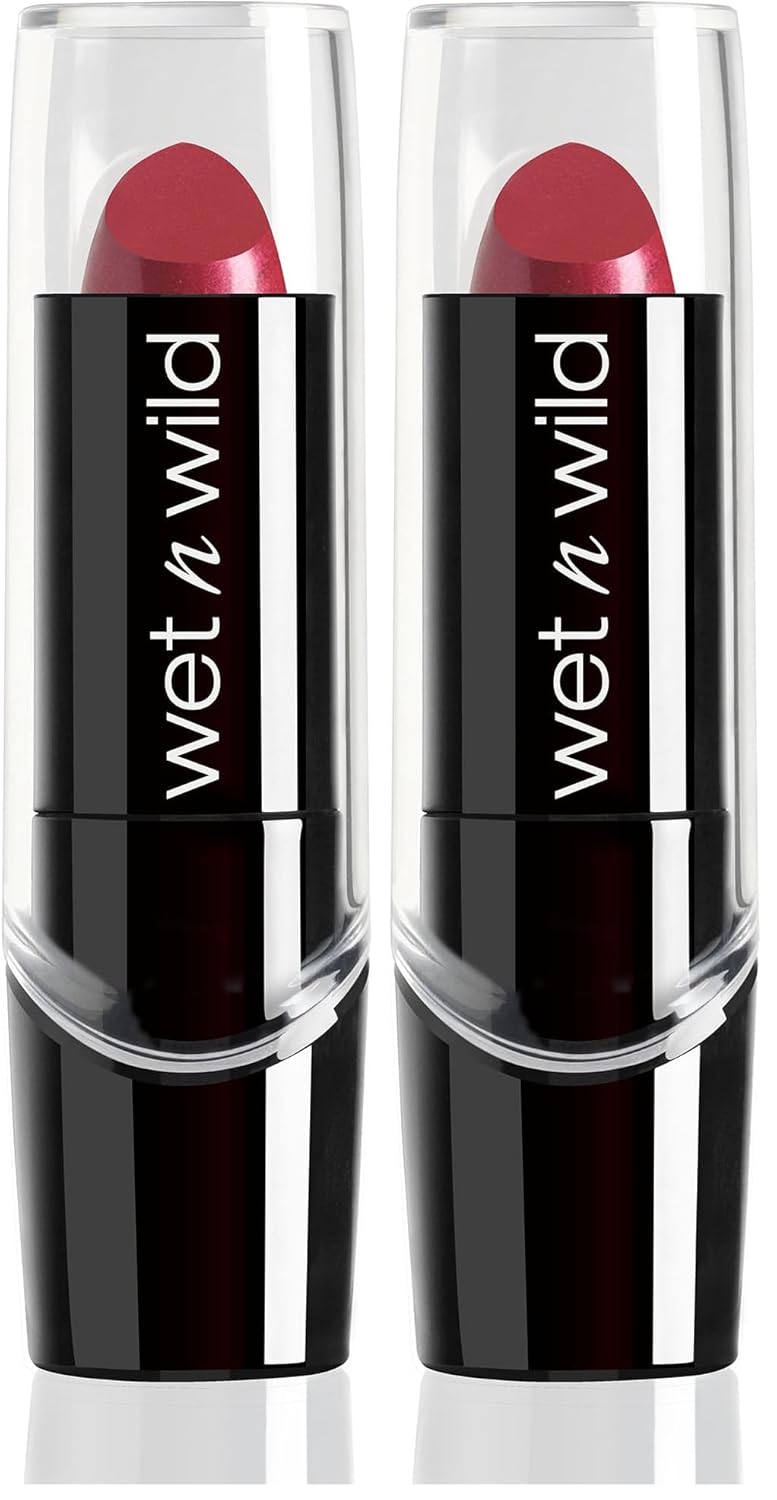 wet n wild Silk Finish Lipstick, Hydrating Rich Buildable Lip Color, Formulated with Vitamins A,E, & Macadamia for Ultimate Hydration, Cruelty-Free & Vegan - Secret Muse
