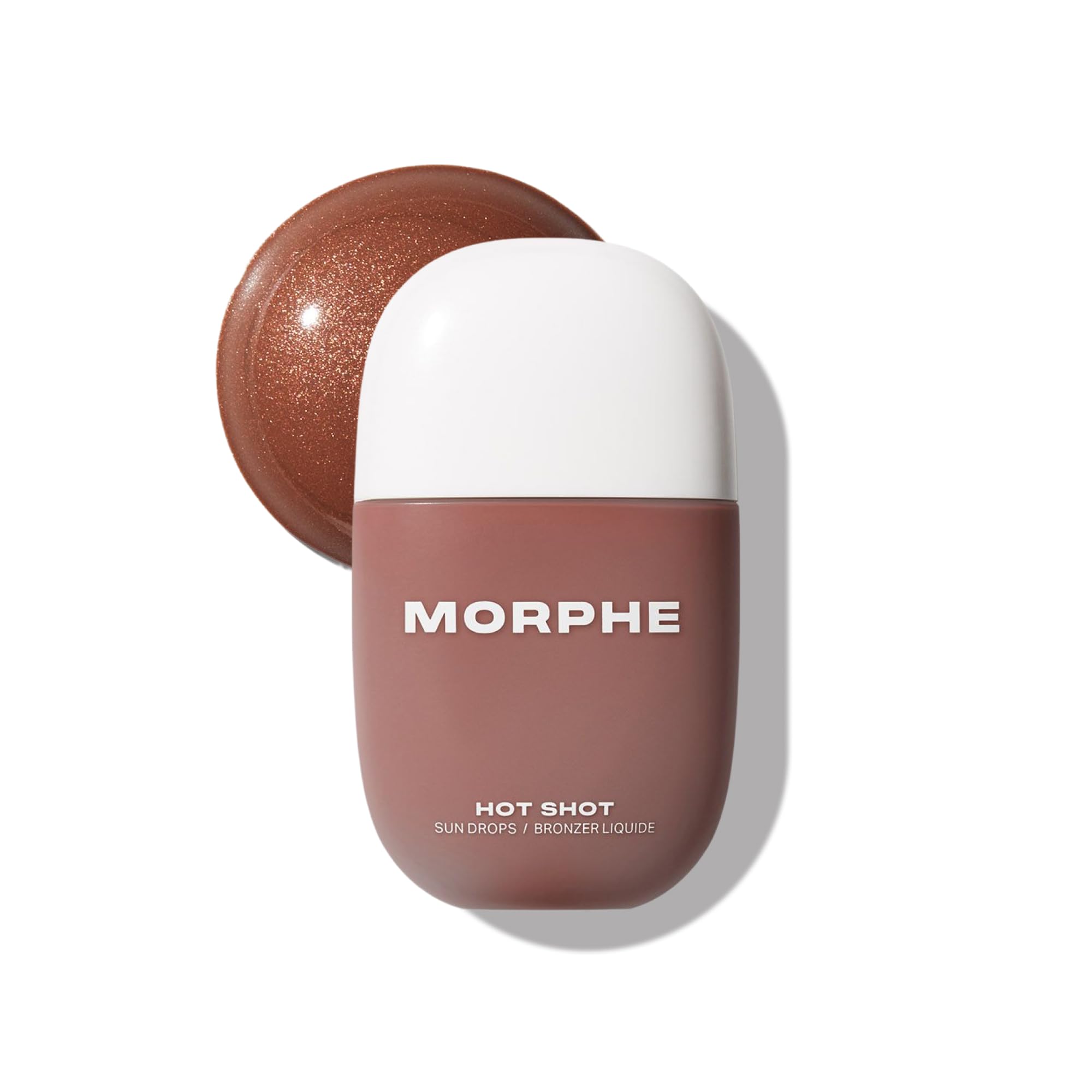 Morphe Hot Shot Sun Bronzing Drops - Waterweight Liquid Bronzer Drops with Niacinamide for Glowing Skin, Hydration & a Natural Radiant Finish - Sun Siren (1 Fl Oz)
