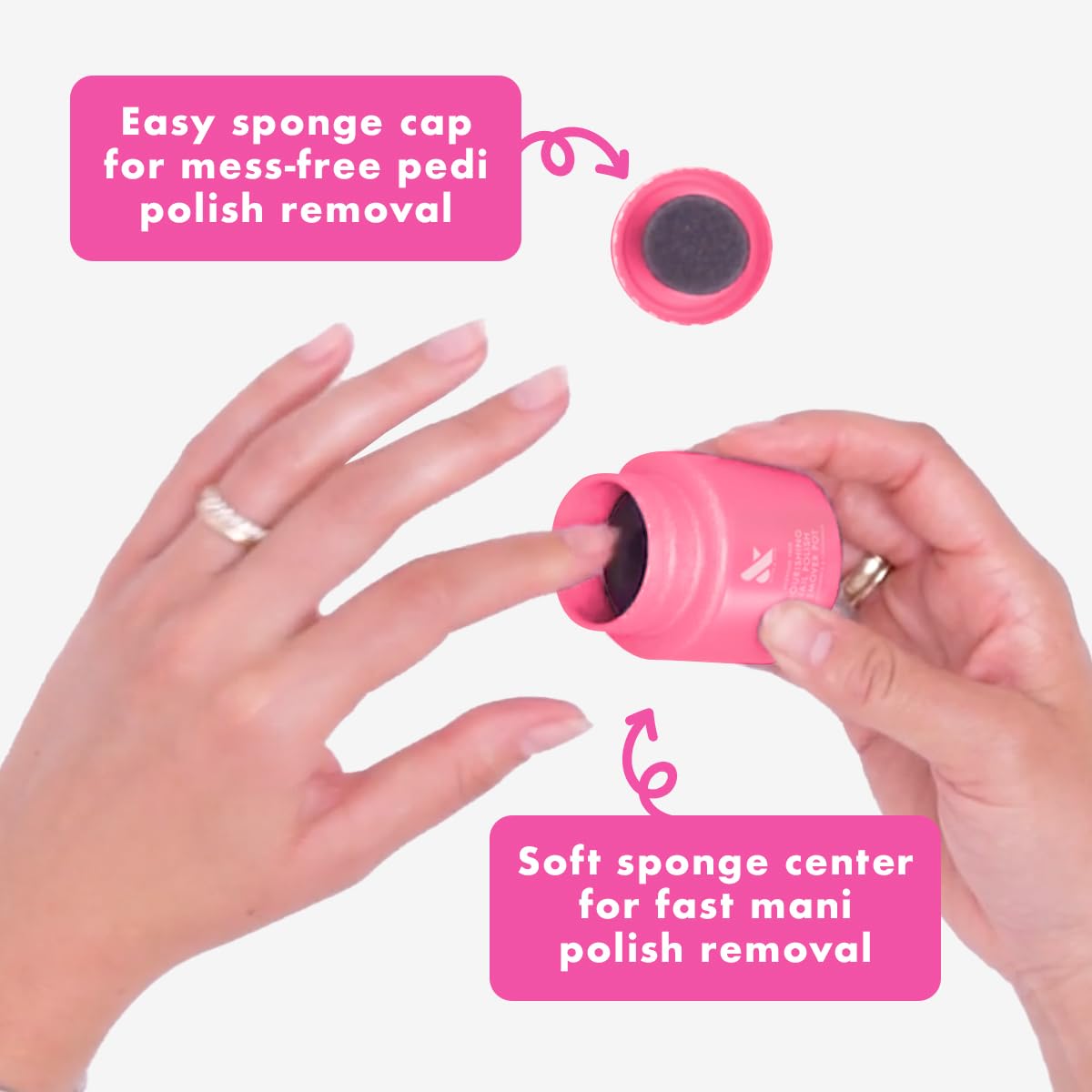 Olive & June Nourishing Remover Pot | Non Acetone | No-Mess Nail Polish Removal For Hands & Feet | Vitamin E & Chamomile | Acetone - Free Super Fast Removal | Vegan, Cruelty-Free