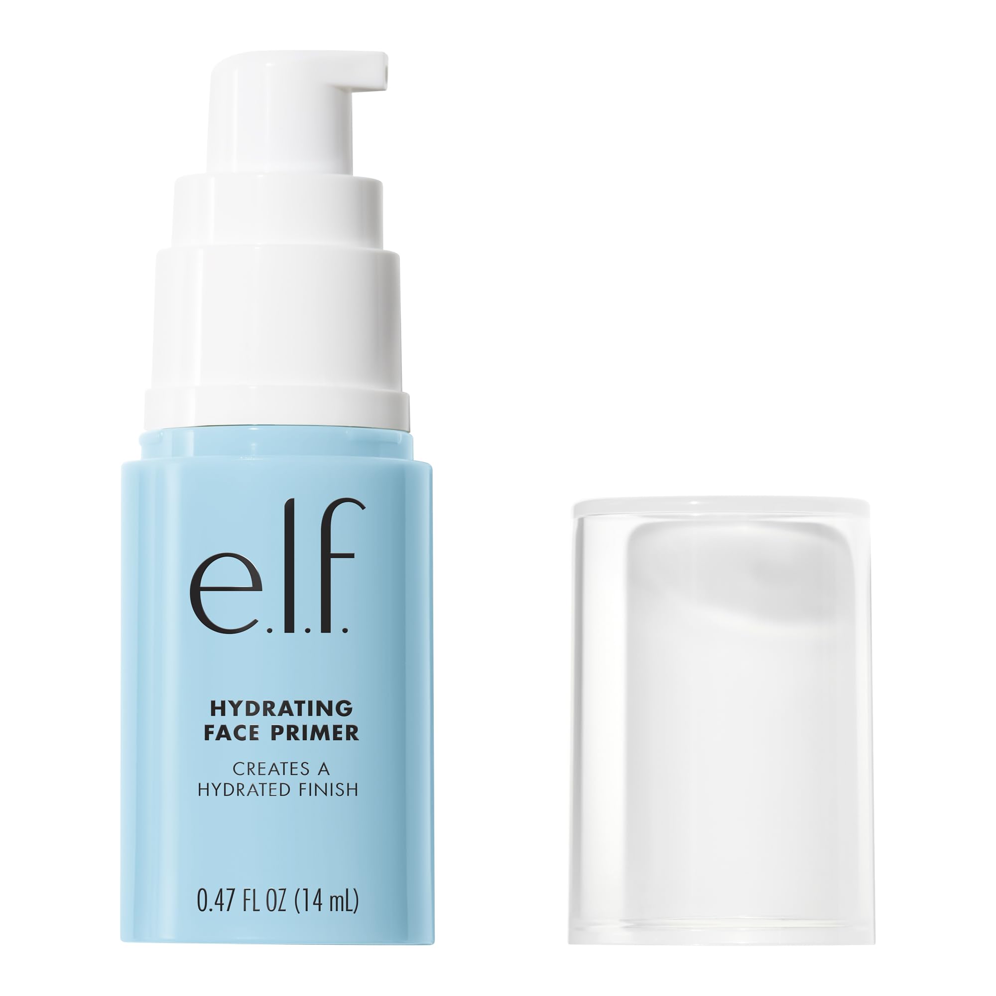 e.l.f. Hydrating Face Primer, Moisturizing Makeup Base, Smooths Pores & Fine Lines, Long-Lasting Wear, Preps Skin for Foundation Application, Small