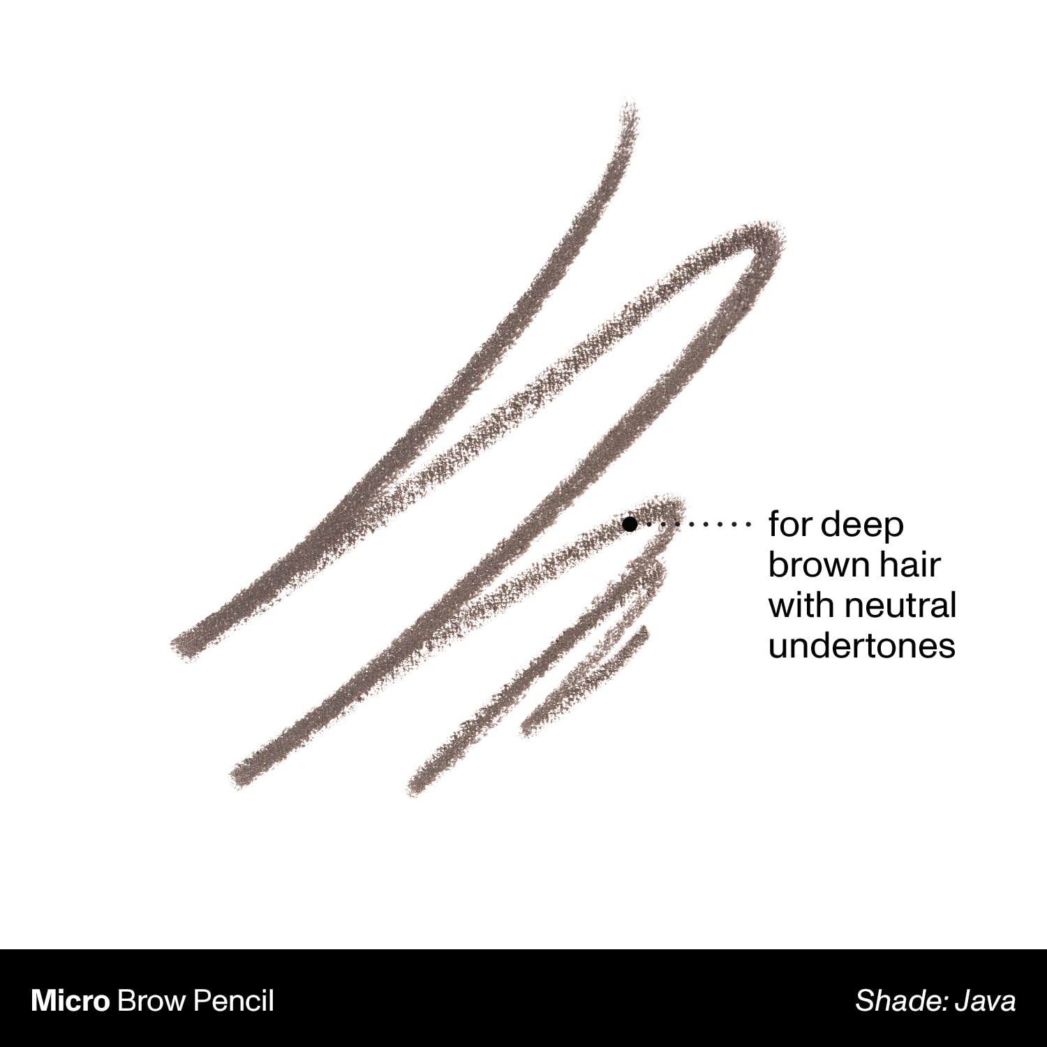Morphe Micro Dual Eyebrow Pencil - Dual-Ended Brow Pencil Featuring a Retractable, Ultra-Precise, Pointed Tip - Richly Pigmented, Smooth-Gliding, Long-Lasting Wax Formula - Java (0.003 oz)