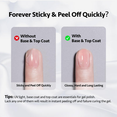 GAOY Clear Builder Gel for Nails, 16ml Nail Strengthener in a Bottle, Nail Extension Hard Gel, Soak Off Long Lasting UV Light Cure, Base Coat Top Coat Needed