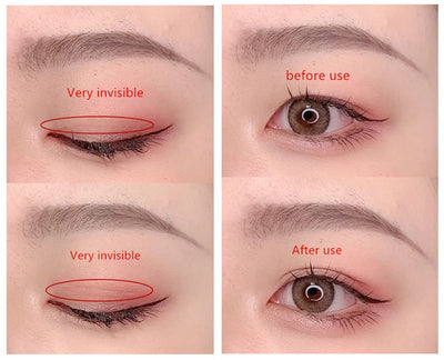 Eyelid Tape, Invisible Eye Stickers, Portable Breathable Natural Invisible Single Sided Double Eyelid Tape, Self-Adhesive Eyelid Stickers, Instant Eye Lift Strips (D)