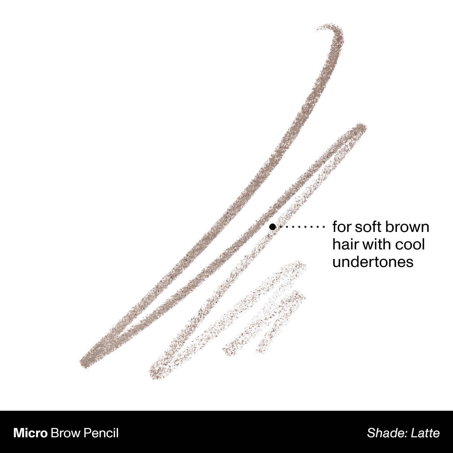 Morphe Micro Dual Eyebrow Pencil - Dual-Ended Brow Pencil Featuring a Retractable, Ultra-Precise, Pointed Tip - Richly Pigmented, Smooth-Gliding, Long-Lasting Wax Formula - Latte (0.003 oz)