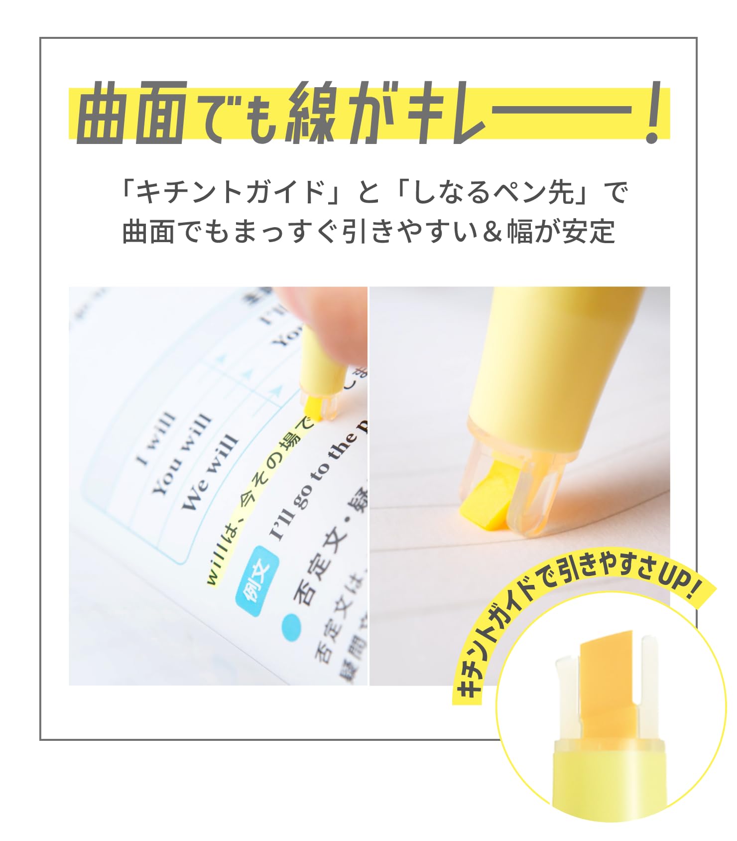 PILOT KIRE-NA Highlighter Set, Pastel 5 Colors, Chisel and Fine Tip, Quick-Dry Pigment Ink, SKIW-1-5C2