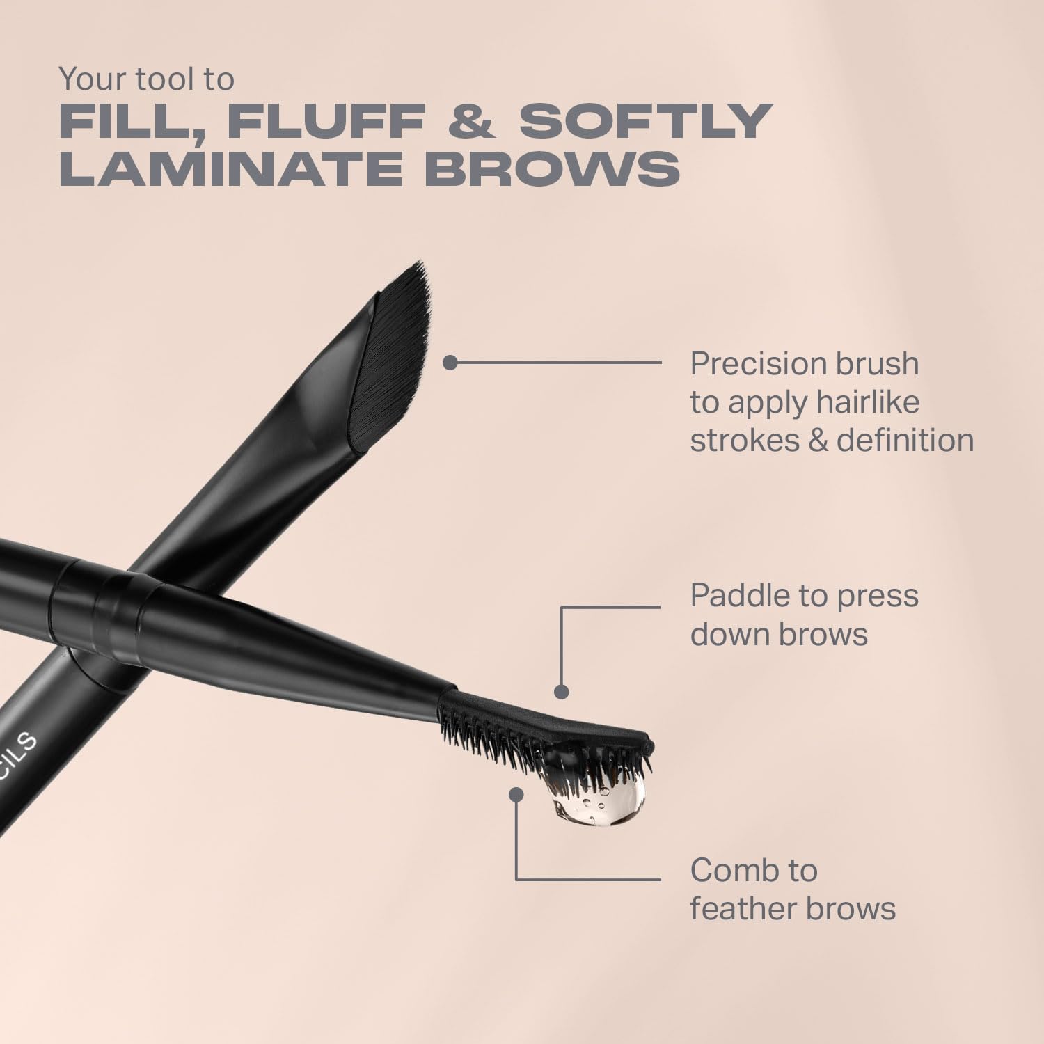 Morphe High Archiever Everyday Essentials Brow Kit - Precision Micro Eyebrow Pencil, Tinted Sculpting Brow Wax & 3-in-1 Brush for Shaping, Filling & Defining - Almond (3 Count)