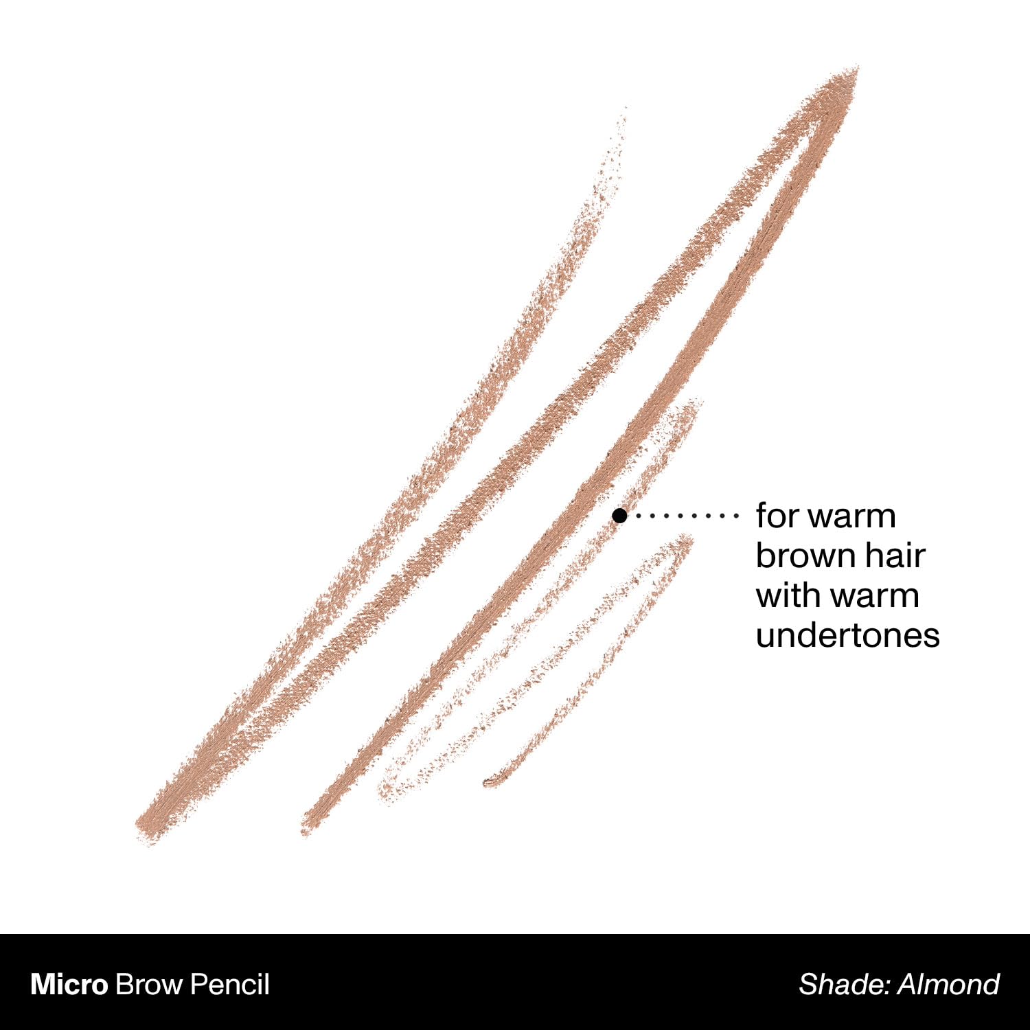 Morphe Micro Dual Eyebrow Pencil - Dual-Ended Brow Pencil Featuring a Retractable, Ultra-Precise, Pointed Tip - Richly Pigmented, Smooth-Gliding, Long-Lasting Wax Formula - Almond (0.003 oz)
