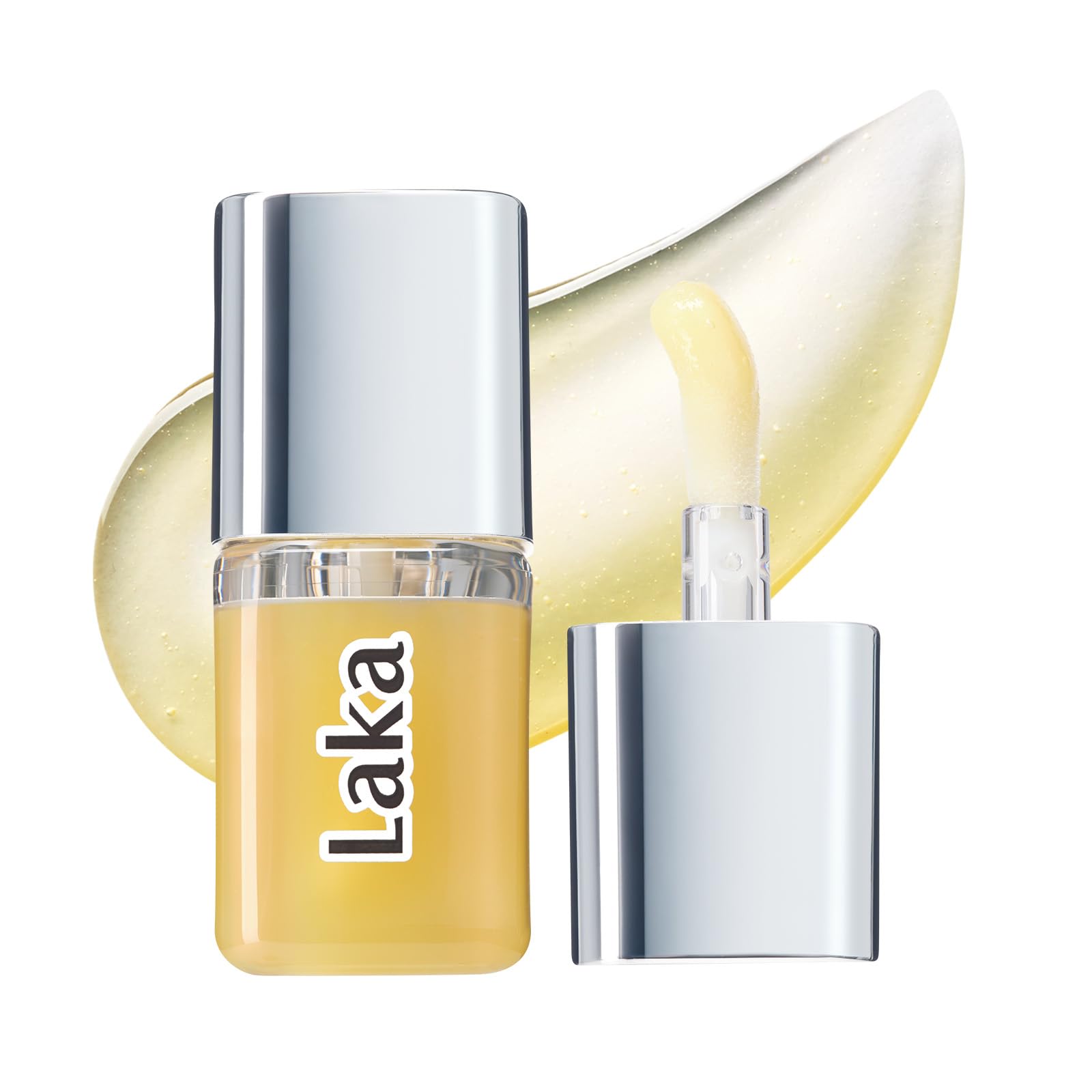 Laka Spicy Lip Plumper - Maximum Extra Strength, 4g/0.14oz | Clear Lip Gloss for Intense Volumizing, High-Shine Finish, Non-Sticky, Hydrating | K-Beauty