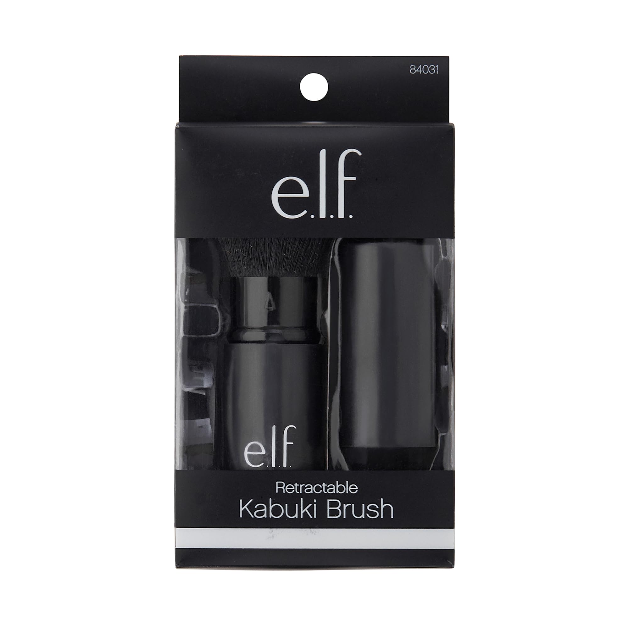 e.l.f. Retractable Kabuki Brush, Synthetic Haired Brush For Precise & Controlled Makeup Application, Vegan & Cruelty-Free