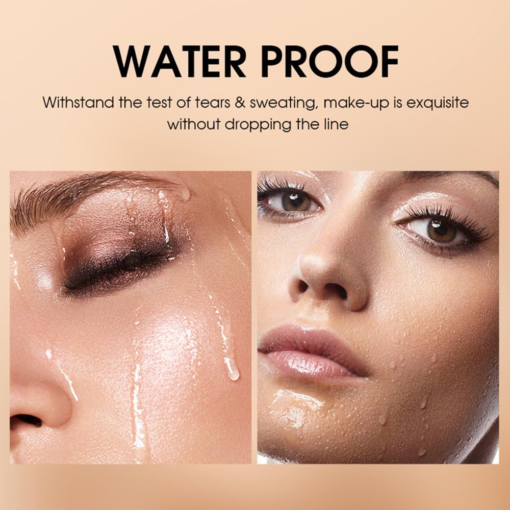 Dual-Ended Eyeshadow Stick, Waterproof Creamy Powder Shadow for Highlight and Contour, Long-Lasting Smudge-Proof, Vegan, Easy Blendable, 0.17 Oz (3#, 1 Count (Pack of 1))