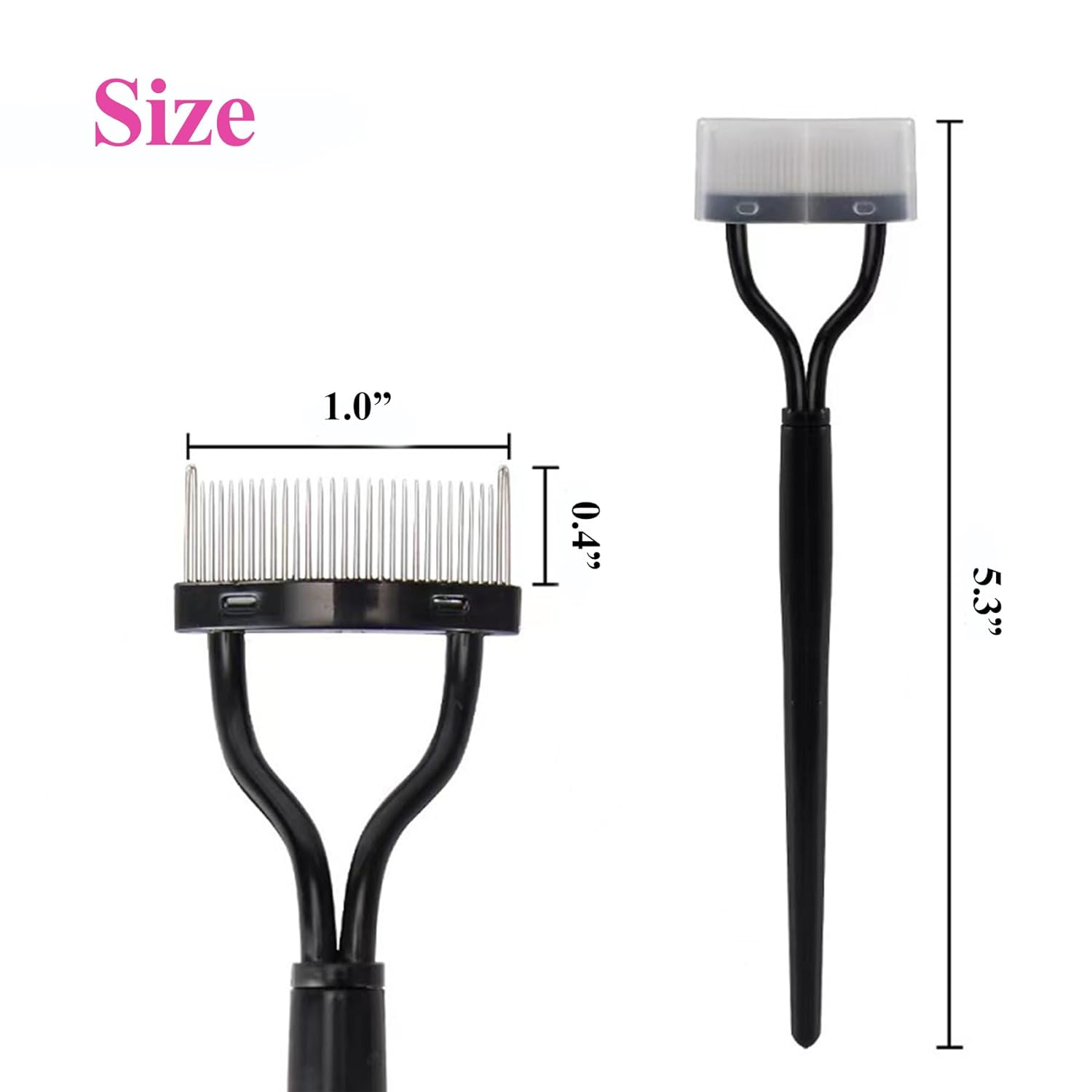 Eyelash Comb Lash Separator Mascara Separator Tool Portable Lash Defining Comb for Makeup Kit