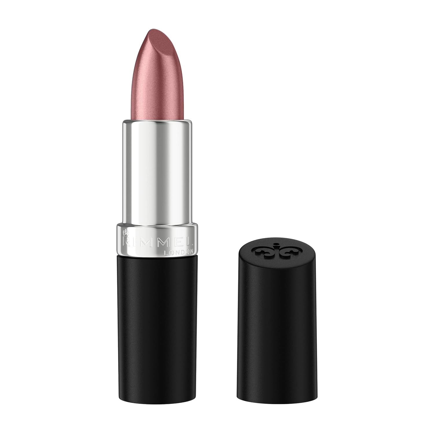 Rimmel Lasting Finish Lipstick | Up to 8 Hours of Intense Lip Color with Color Protect Technology and Exclusive Black Diamond Complex | 0.14 fl oz (Pack of 1) | 002 Candy